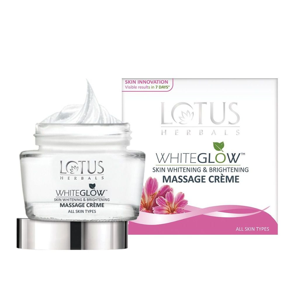 Lotus Herbals Whiteglow Skin Whitening and Brightening Massage Creme