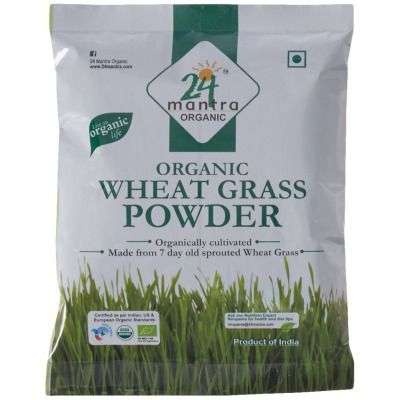 Buy 24 Mantra Organic Wheat Grass Powder
