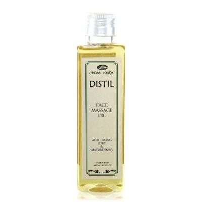 Aloe Veda Distil Face Massage Oil - Anti - Aging ( Dry Skin )