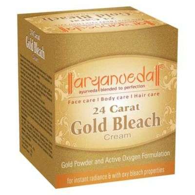 Aryanveda 24 Carat Gold Bleach Cream