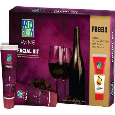 Astaberry Wine Facial Mini Kit
