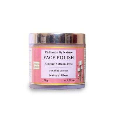 Auravedic Radiance by Nature Face Polish with Saffron Almond