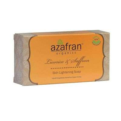 Buy Azafran Organics Licorice & Saffron Skin Lightening Soap