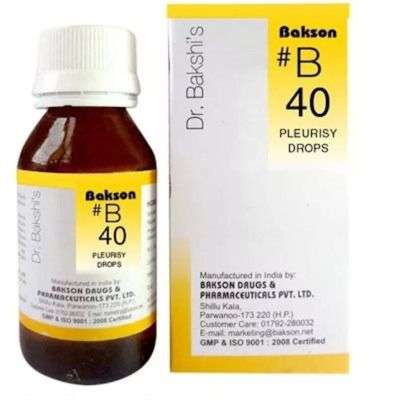 Bakson's B40 Pleurisy Drops