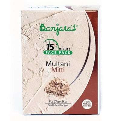 Banjaras 15Minute Multani Mitti Face Pack Powder