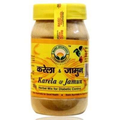 Basic Ayurveda Karela and Jamun Herbal Mix Powder