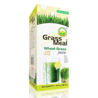Basic Ayurveda Wheat Grass Juice With Honey ( Grass Meal )