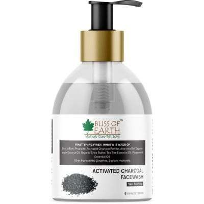 Bliss of Earth Activated Charcoal Face Wash