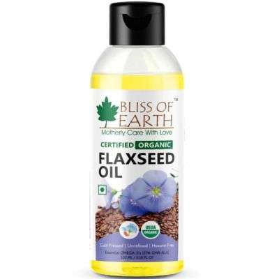 Bliss of Earth Certified Organic Flaxseed Oil