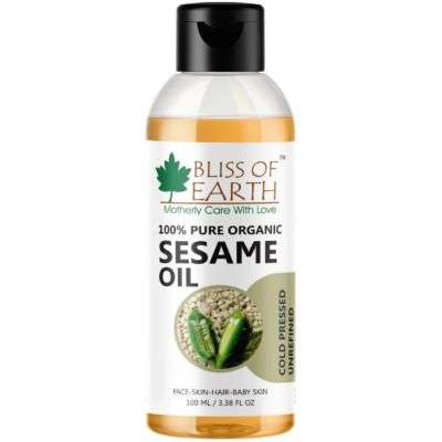 Bliss of Earth Certified Organic Sesame Oil