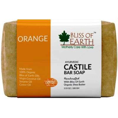 Bliss of Earth Sweet Orange Castile Bar Soap