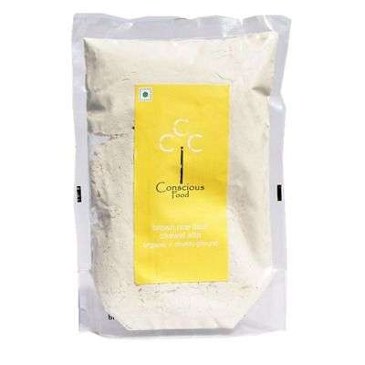Conscious Food Brown Rice Flour (Bhura Chawal Atta)