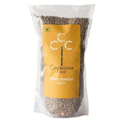 Conscious Food Whole Red Lentil (Masoor)