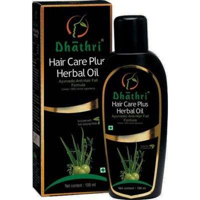 Dhathri Hair Care Plus Herbal Oil - Black