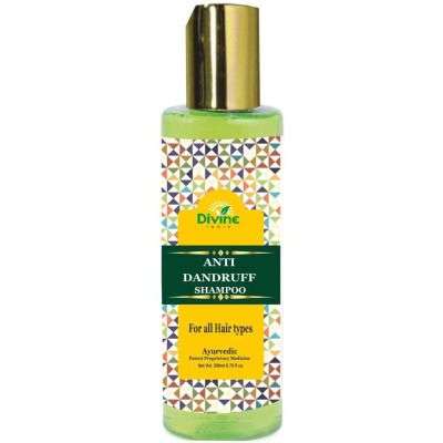 Divine India Anti Dandruff Herbal Shampoo Enriched with Neem and Rosemary
