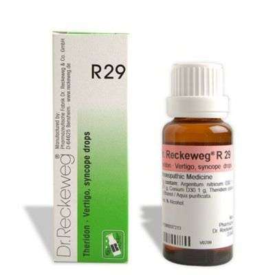 Dr. Reckeweg R29 Vertigo, Syncope Drops