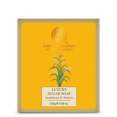 Forest Essentials Sandalwood and Turmeric Luxury Sugar Soap