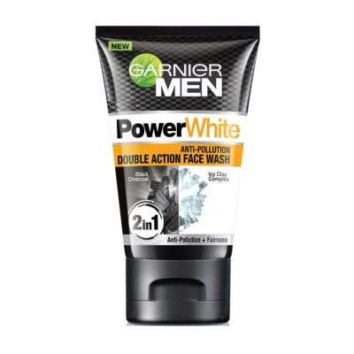 Garnier Men Power White Anti - Pollution Double Action Face Wash