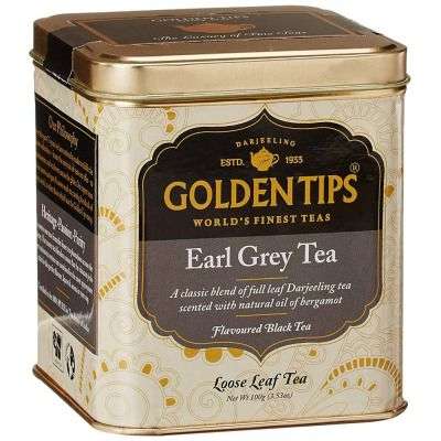 Buy Golden Tips Darjeeling Earl Grey Tea Tin Can