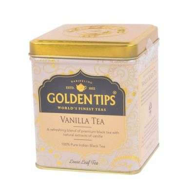 Golden Tips Vanilla Black Tea - Tin can