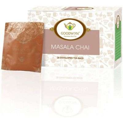 Goodwyn Masala Chai Tea Bags Classic Black Tea With Traditional Indian Spices