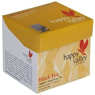 Buy Happy Valley Organic Darjeeling Black Tea Bags
