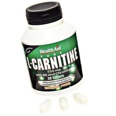 Buy Healthaid Pure L-Carnitine 550mg Tablets