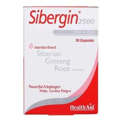 HealthAid Sibergin 2500 Siberian Ginseng Root Capsules