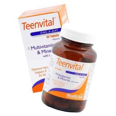 HealthAid Teenvital Multivitamin and Minerals with Lutein Tablets