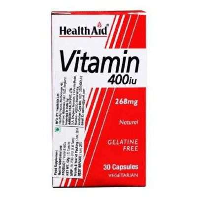 HealthAid Vitamin E 400 iu Capsules