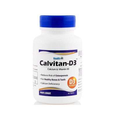Healthvit Calvitan-D3 Calcium and Vitamin D3 Tablets