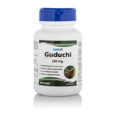 HealthVit Guduchi Powder 250 Mg Capsules