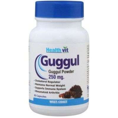 Buy Healthvit Guggul Powder for Weight Management Capsules