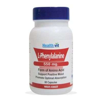 Buy Healthvit L-Phenylalanine 550 mg