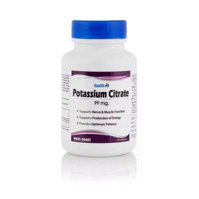 Healthvit Potassium Citrate 99mg