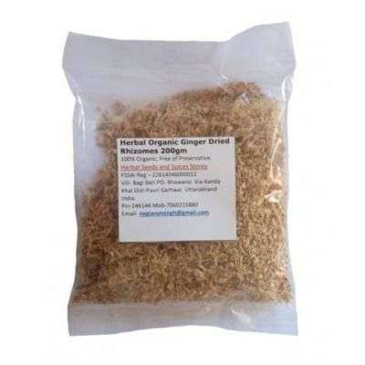 Herbal Organic Ginger (Zingiber officinale) dried rhizomes cuttings