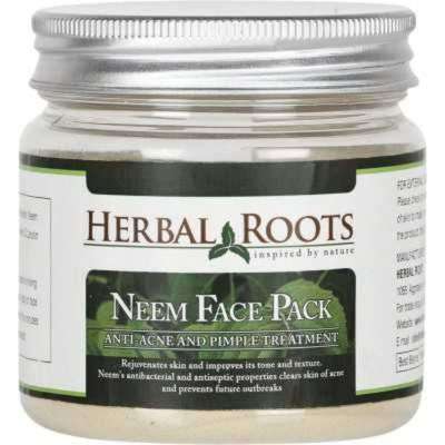 Herbal Roots Neem Face Pack - Anti Acne Pimple Care and Pimple Remover