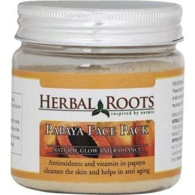Herbal Roots Papaya Face Pack for Skin Whitening