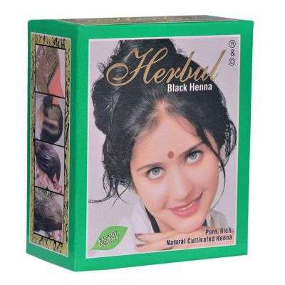 Herbul Black Henna Powder Hair Color