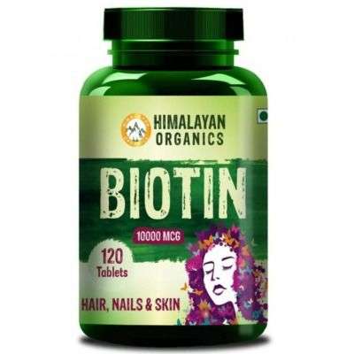 Himalayan Organics Biotin 10000 Mcg