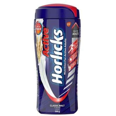 Horlicks Active Health and Nutrition Drink for Adults Pet Jar - Classic Malt