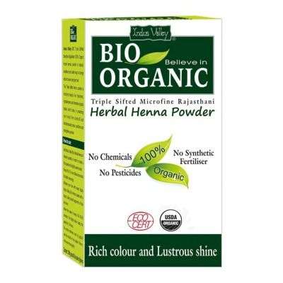 Buy Indus Valley Bio Organic Herbal Henna Powder