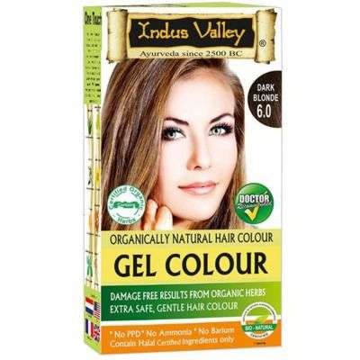 Indus Valley Dark Blonde 6.0 Gel Hair Color (One Touch Pack)