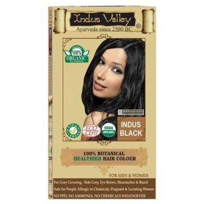 Indus Valley Indus Black Botanical Hair Color (One Touch Pack)