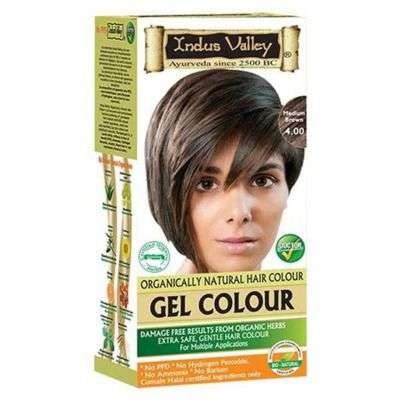 Indus Valley Medium Brown 4.00 Gel Hair Color