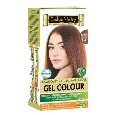 Indus Valley Medium Copper Blonde 8.4 Gel Hair Color