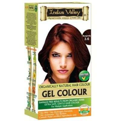 Indus Valley Natural Burgundy 3.6 Gel Hair Color