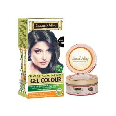 Indus Valley Organically Natural Gel Black 1.00 With Light Day Cream