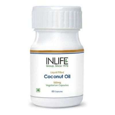 INLIFE Coconut Oil Vegetarian Capsule