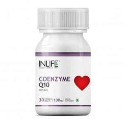INLIFE Coenzyme Q10, 30 Chewable Tabs Fertility Supplement For Male Female
